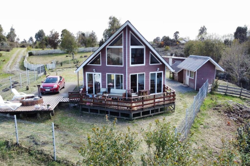 Hermosa Casa Con Vista Al Mar Y Tinaja Puerto Montt